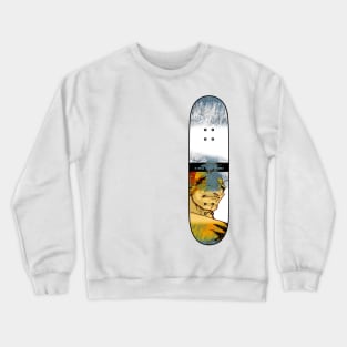 Distressed Skateboard - NC - Sagat Crewneck Sweatshirt